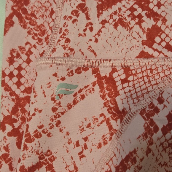 Fabletics Women's High Waisted Power Hold Snake Print Ankle Length Leggings Med - Picture 8 of 9